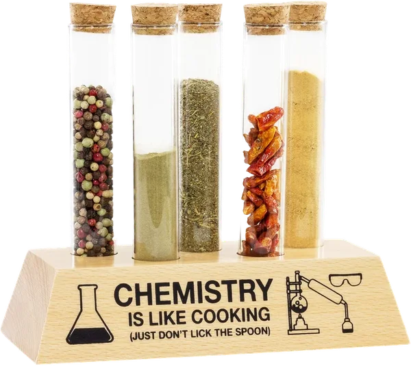 Test tube spice rack