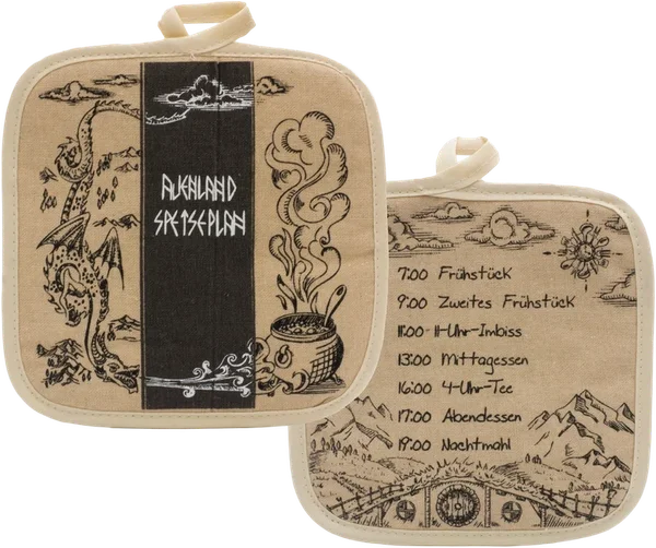Potholder set Auenland menu