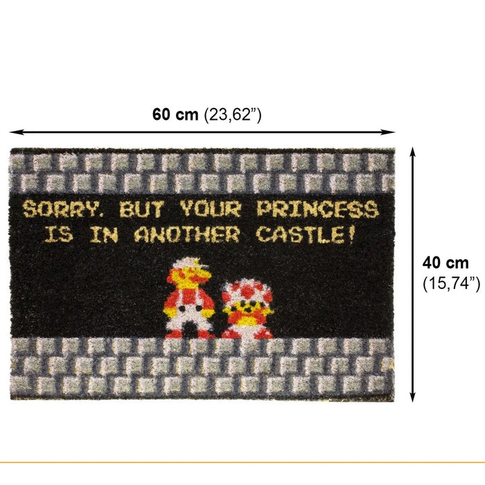 Felpudo "Another Castle" - referencia de tamaño