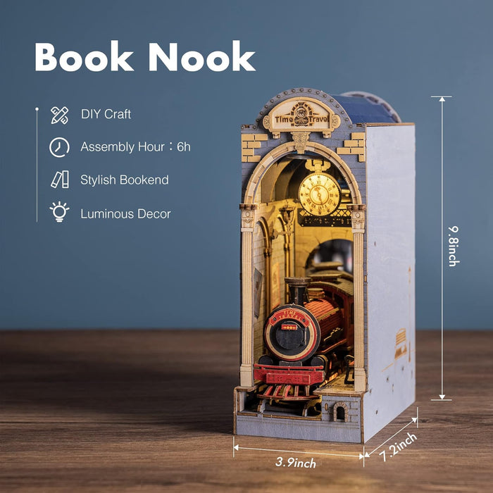 Book Nook Wood Kit – Time Travel 