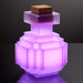 Minecraft toverdrankfles kleurveranderende lamp