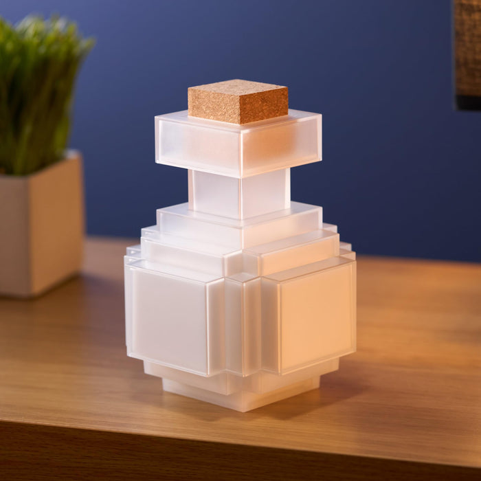 Minecraft toverdrankfles kleurveranderende lamp