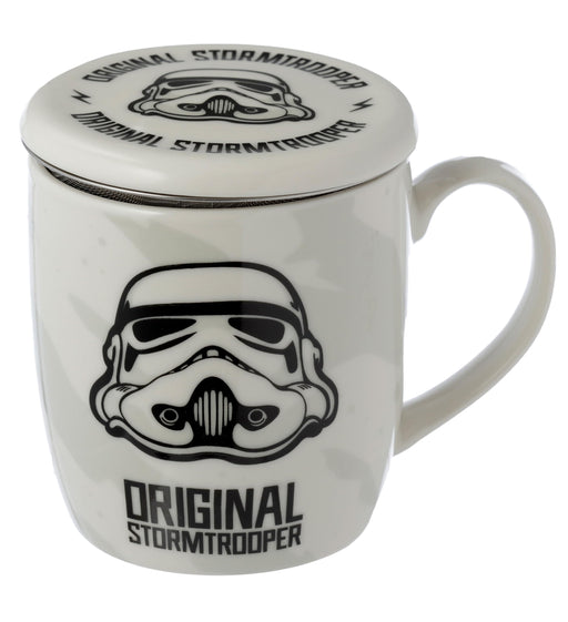 Original Stormtrooper Porzellanbecher mit Teesieb und Deckel