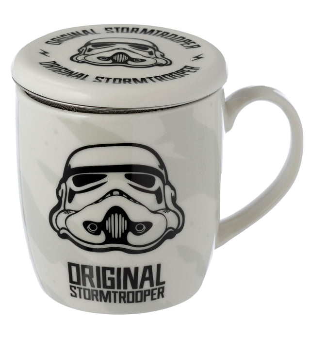 Original Stormtrooper Porzellanbecher mit Teesieb und Deckel