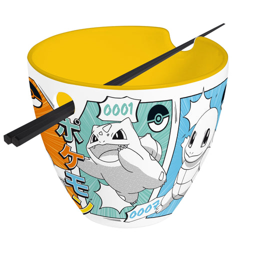 Pokémon Ramenschale mit Stäbchen Kanto-Starter