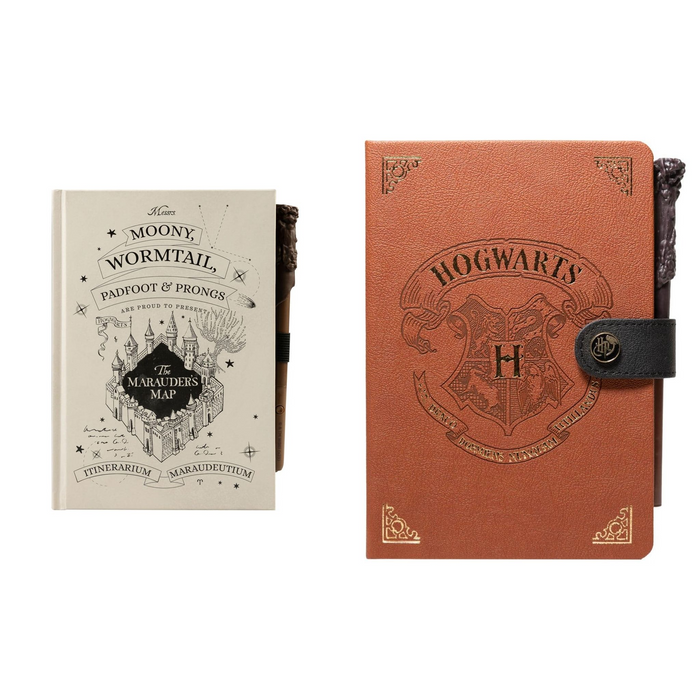 Harry Potter Premium Notizbuch mit Zauberstab-Stift: alle Varianten