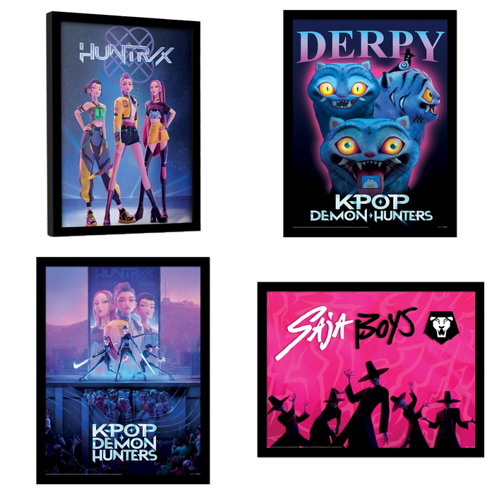 KPop Demon Hunters Poster in Lijst: alle varianten