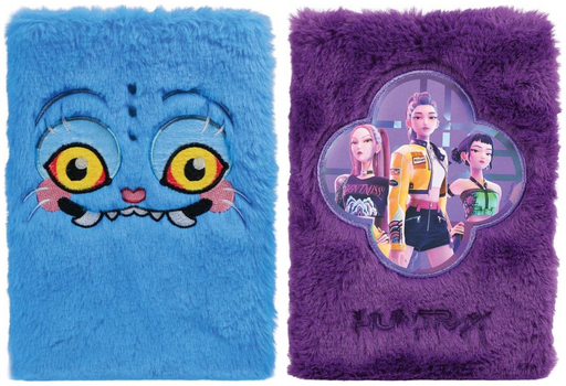 KPop Demon Hunters A5 plush notebook: all versions