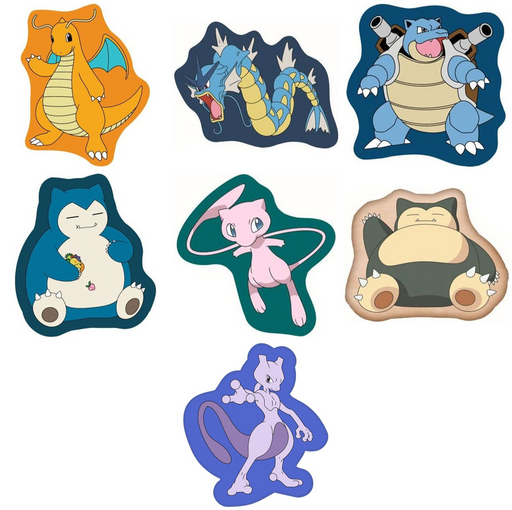 Cojines Pokémon con silueta: todas las variantes