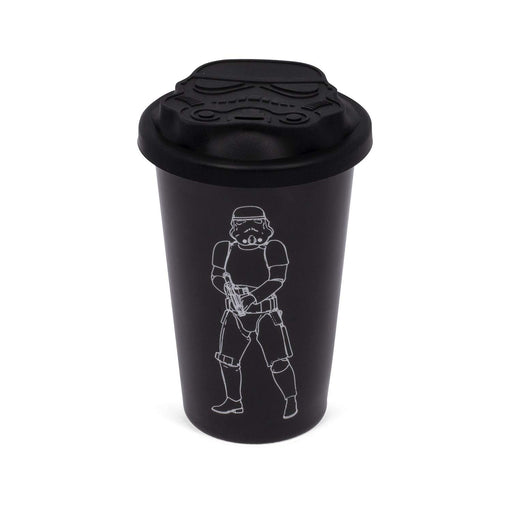 Original Stormtrooper Thermobecher Schwarz mit Helmdeckel