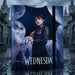 Wednesday Addams ringmap met regendesign en schooluniform motief