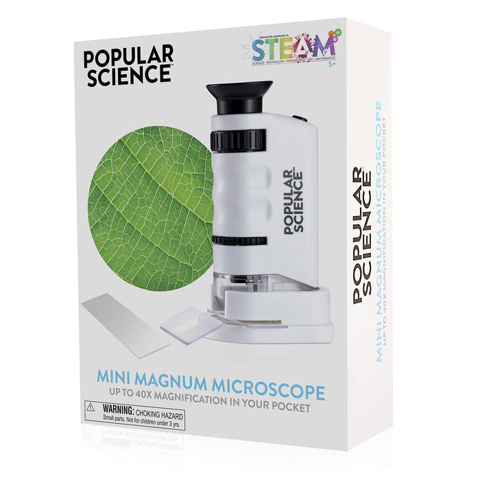 Popular Science Mini Magnum Taschenmikroskop