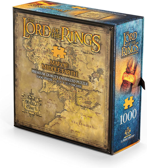 Il Signore degli Anelli Puzzle: Mappa della Terra di Mezzo, 1000 Pezzi