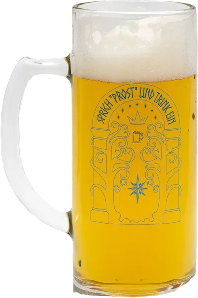 Beer glass Say cheers