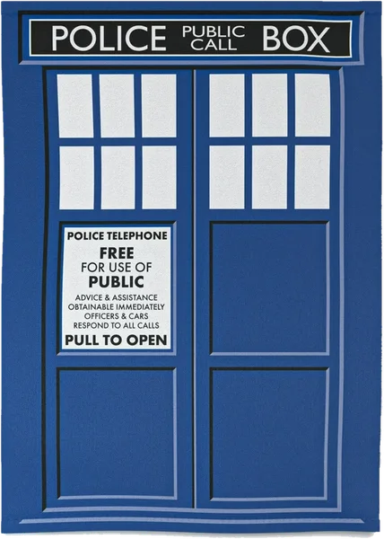 Dish towel Police Call Box