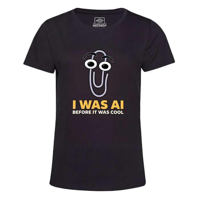 I Was AI Before It Was Cool - Vista principal Girlie Negro