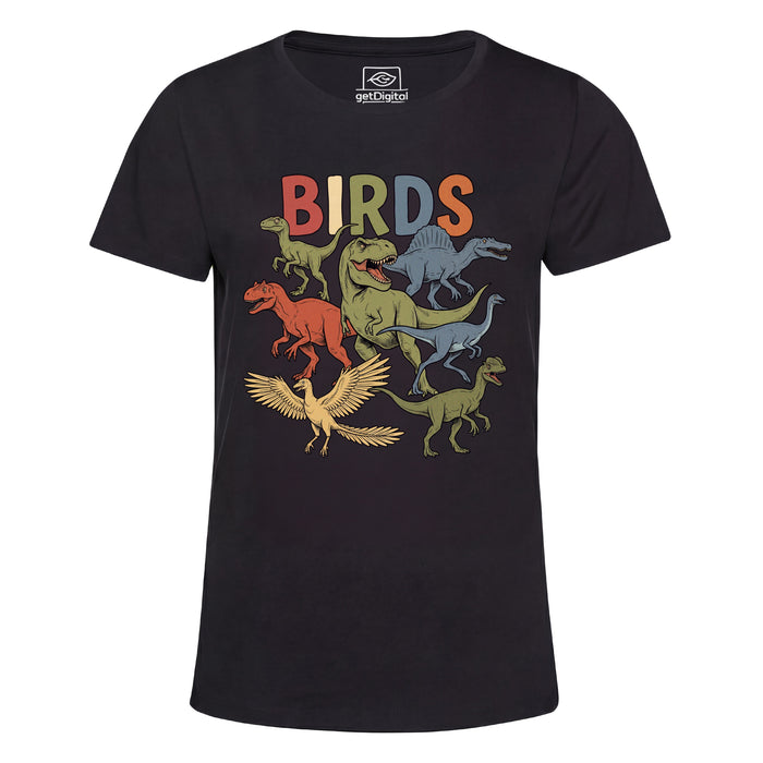 BIRDS - Vista frontale Girlie Nero