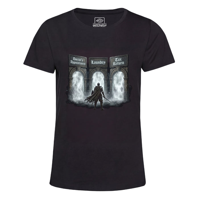 Adult Souls - Vista principal Camiseta de chica Negro