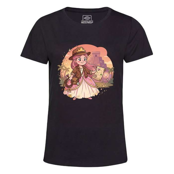 Nerdy Princess &amp; The Lost Temple - Vista principale Girlie Nero