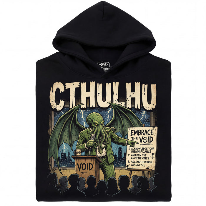Cthulhu - Embrace the Void - Vue principale Hoodie Noir