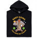 Keep Going, You Have No Choice - Vista frontal Sudadera Negro