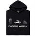 Choose Your Time Machine - Vue principale Hoodie Noir