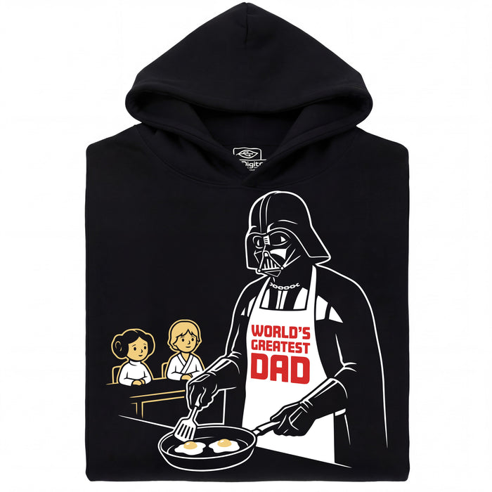 World's Greatest Dad - Vista principal Sudadera con capucha Negro