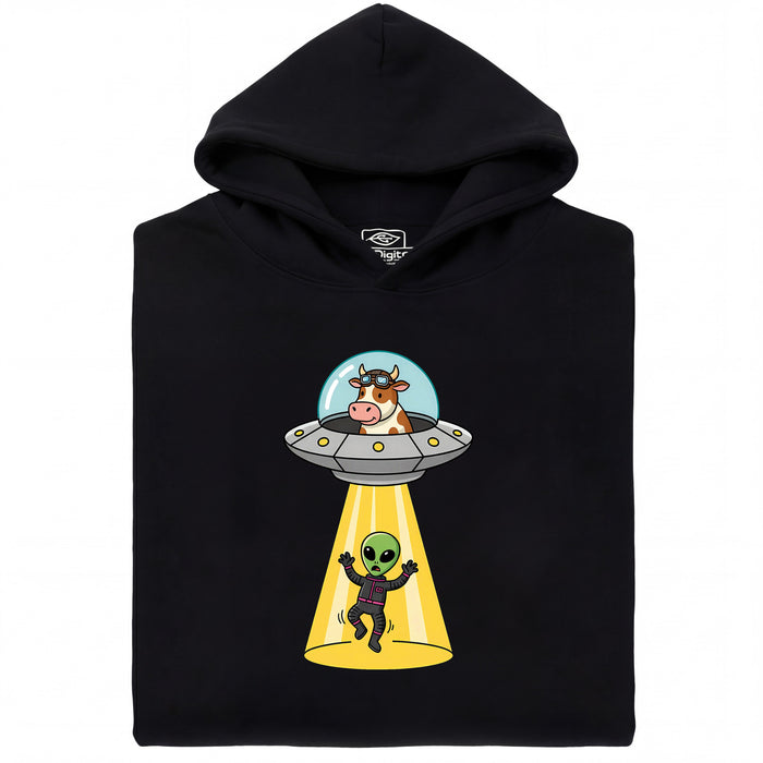 Revenge of the Cow - Main View Hoodie Black