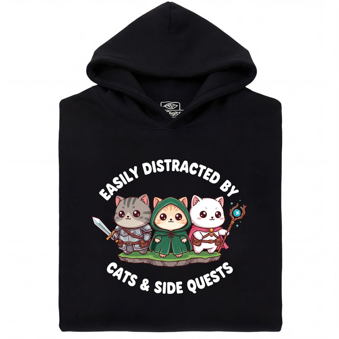 Cats &amp; Sidequests - Vue principale Sweatshirt Noir