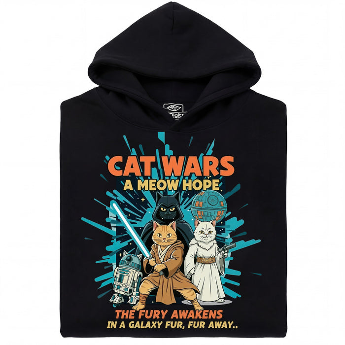 Cat Wars - A Meow Hope - Vista principale Felpa Nero