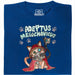 Adeptus Meowchanicus - Vista frontale T-Shirt Blu