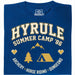 Hyrule Summer Camp - Vista frontale T-shirt Blu