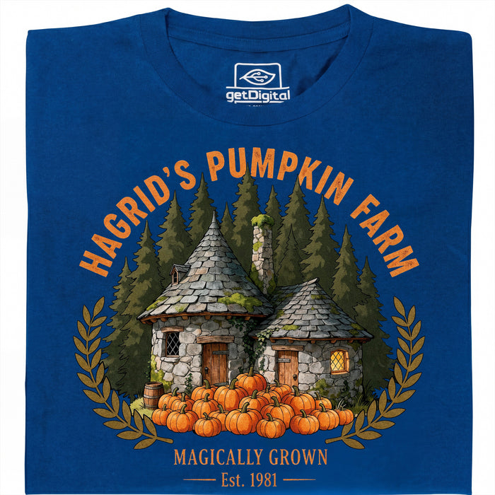 Magical Pumpkin Farm - Vista principal Camiseta Azul