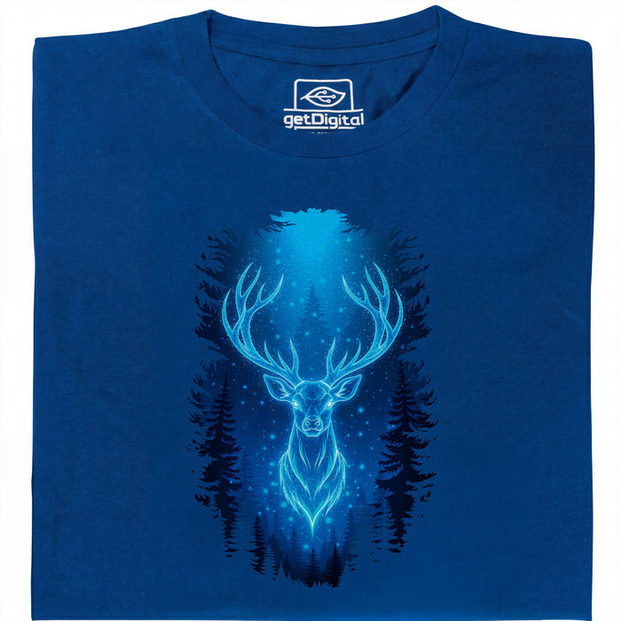 Forest Patron - Vista principale T-shirt Blu