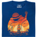 Chase the Horizon - Always Chasing the Clouds - Main view T-Shirt Blue