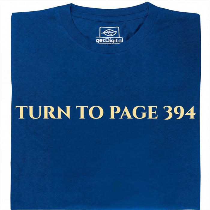 Turn To Page 394 - Vue principale T-Shirt Bleu