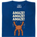 Amaze Amaze Amaze - Vista principal Camiseta Azul