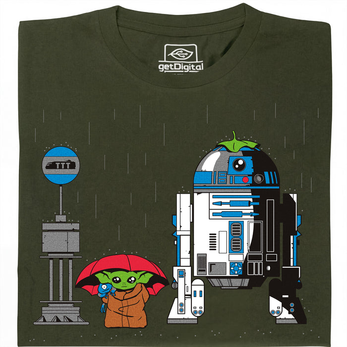 My Neighbour R2D2 - Vue principale T-Shirt Vert Foncé