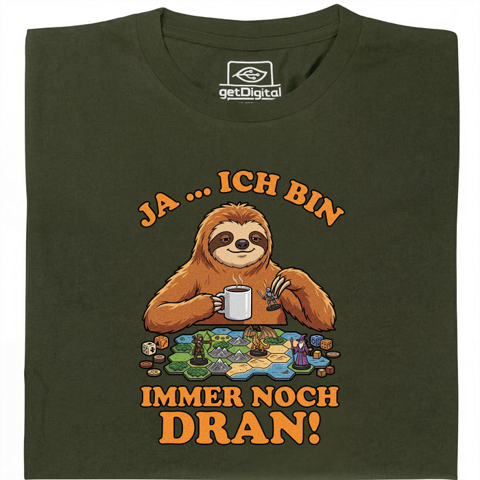¡Sí… todavía me toca! - Vista principal Camiseta Verde Oscuro