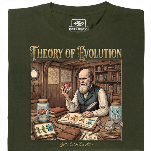 Theory of Evolution - Main view T-Shirt Dark Green