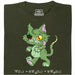 Le Chat de Schrödinger - Édition Zombie - Vue principale T-Shirt Vert Foncé