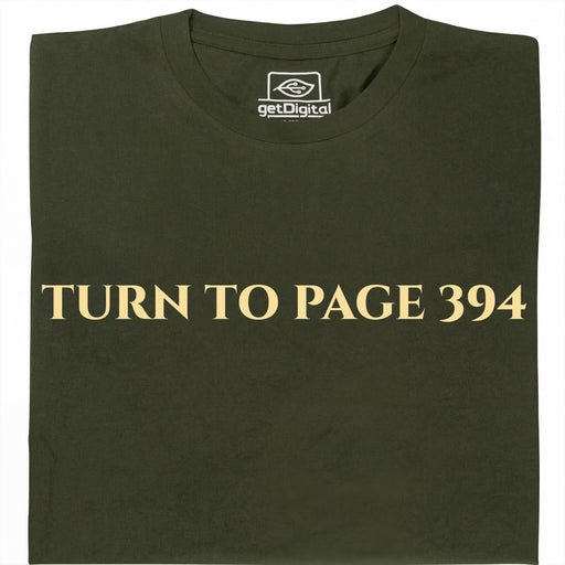 Turn To Page 394 - Hauptansicht T-Shirt Dunkelgrün