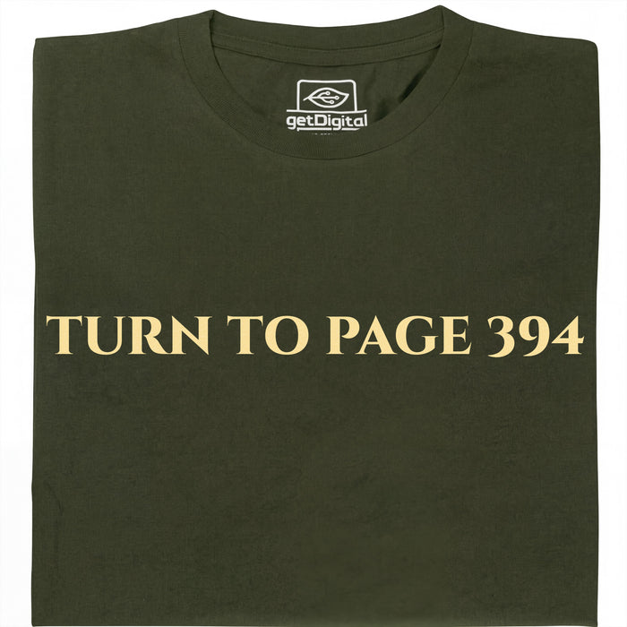 Turn To Page 394 - Vue principale T-Shirt Vert Foncé