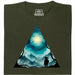 Triangle Landscape - Vue Principale T-Shirt Vert Foncé