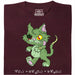 Le Chat de Schrödinger - Édition Zombie - Vue principale T-Shirt Rouge Foncé