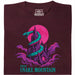 Visit Snake Mountain - Vista principal Camiseta Rojo Oscuro