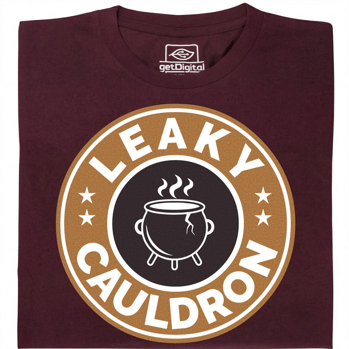 Leaky Cauldron - Vue principale T-shirt Rouge foncé