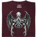 Cthulhu - Il Grande Antico - Vista Frontale T-Shirt Rosso Scuro