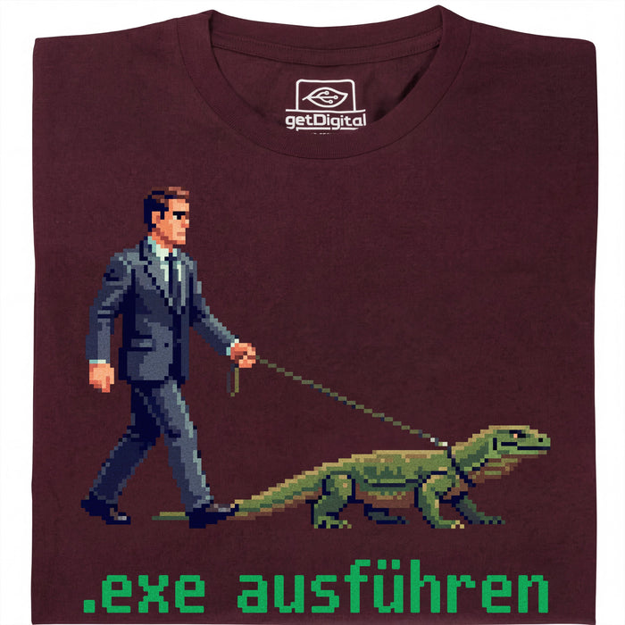 Execute .exe - Main view T-Shirt Dark Red