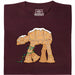 Biscotto Inciampante - Camminatore Panpepato in Ghirlanda - Vista Principale T-Shirt Rosso Scuro